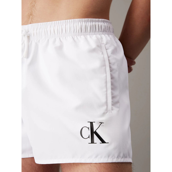 Calvin Klein Ανδρικό μαγιό Short Drawstring Swim Shorts - CK Monogram